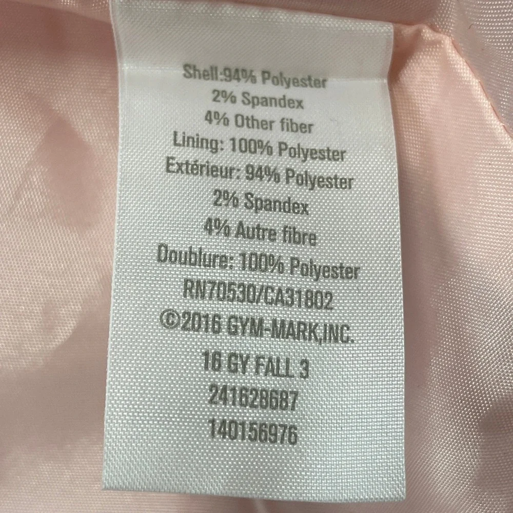 Gymboree Girls Butterfly Garden Pink‎ Moto Jacket Lined Asymmetrical Zip Size M